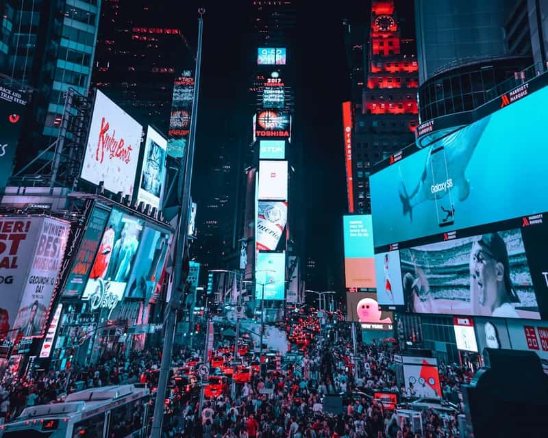 Times Square, New York City (Image Credits: Unsplash)