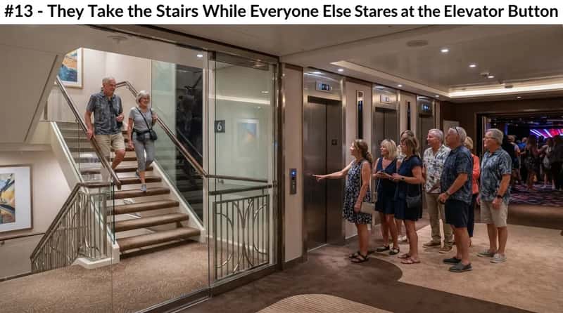 #13 - They Take the Stairs While Everyone Else Stares at the Elevator Button (Image Credits: Gemini)