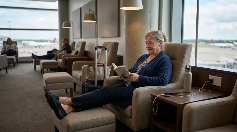 #3 - Accessing Quiet Rest Areas and Comfort Accommodations During Long Waits (Image Credits: Gemini)