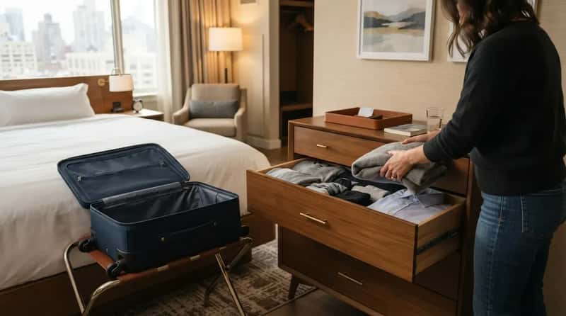 15. They Unpack Into Drawers Even for a One-Night Stay (Image Credits: Gemini)