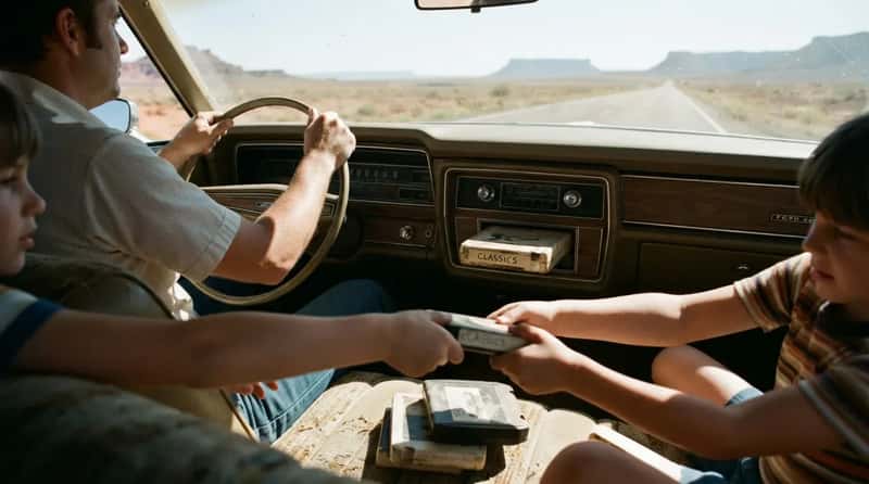 #4 - The 8-Track That Got Stuck on Repeat for Hundreds of Miles (Image Credits: Gemini)