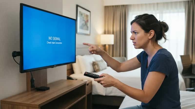 #12 - The “No Signal” TV That Was Just Listening to the Wrong Input (Image Credits: Gemini)