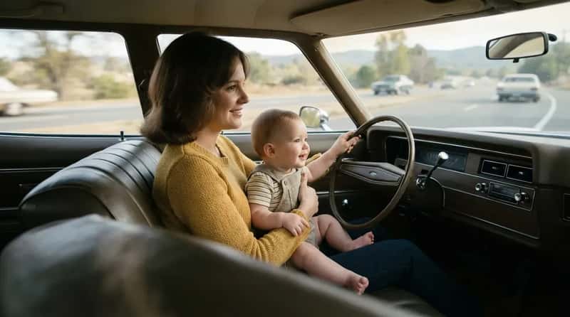 #5 - Babies Riding on Laps Instead of in Car Seats (Image Credits: Gemini)