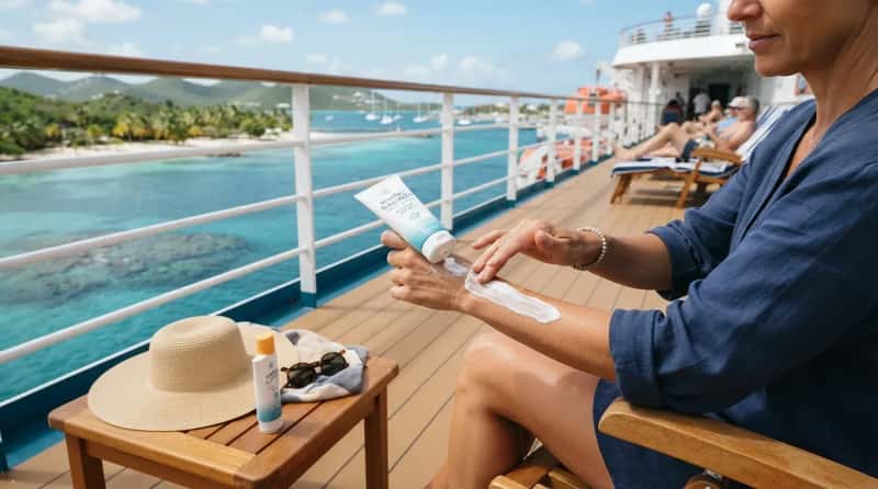 #7 - Mineral Sunscreen, Because Some Ports Have Opinions About Yours (Image Credits: Gemini)