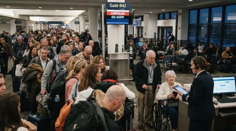 #2 - When a Flight Gets Cancelled, You Don't Have to Stand in That Line (Image Credits: Gemini)