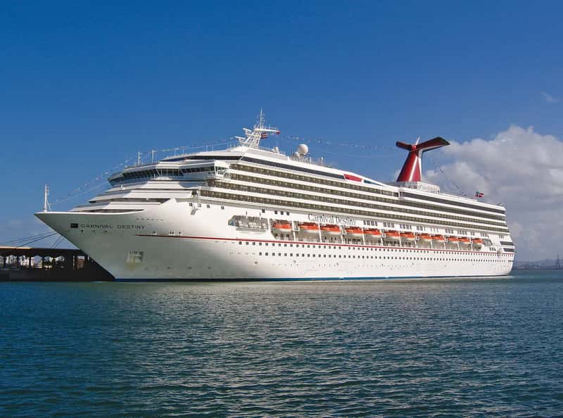 A Hidden Fees Lawsuit Just Cost Carnival Millions (San Juan. Carnival Destiny cruise ship. Puerto Rico, CC BY-SA 2.0)