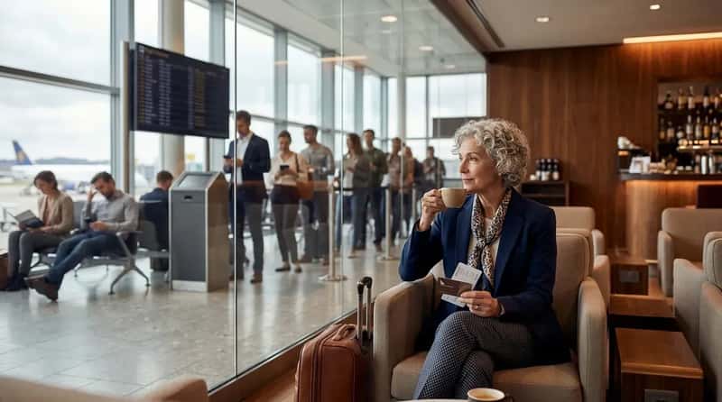 #10 - The Courtesy Lounge Pass During Long Delays (Image Credits: Gemini)