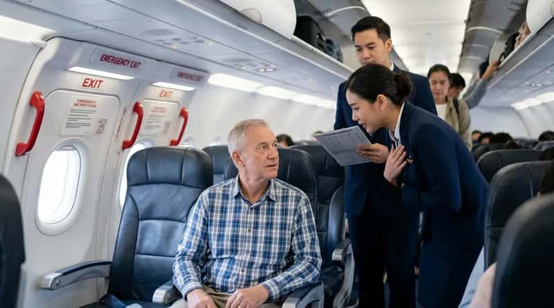 #8 - Whether You're Seated in or Near an Exit Row (Image Credits: Gemini)