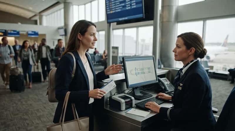 #8 - "Can You Double-Check My Seat Assignment for an Error?" (Image Credits: Gemini)