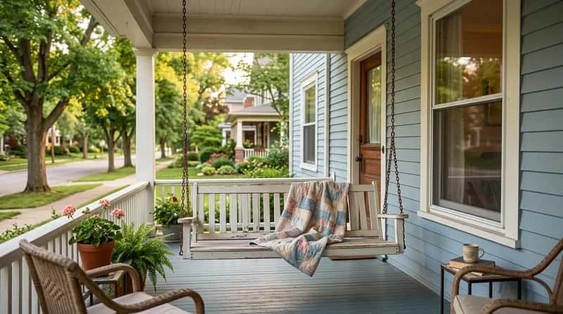 #17 - The Porch Swing on Hanging Chains (Image Credits: Gemini)