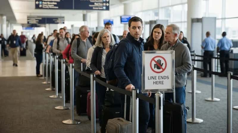 #20 - Pretending Not to Notice the "Line Ends Here" Sign (Image Credits: Gemini)