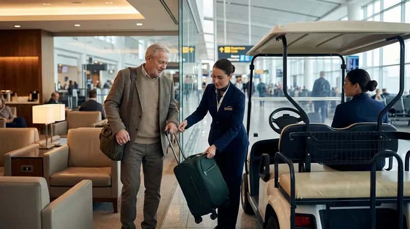 #9 - They Arrange a Carry-On Assist to the Gate Without Being Asked Twice (Image Credits: Gemini)