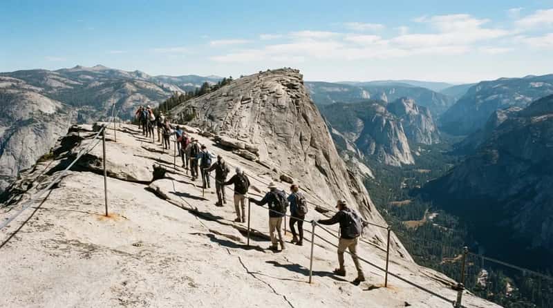 #6 - Half Dome Stopped Being a Show-Up-and-Climb Hike (Image Credits: Gemini)