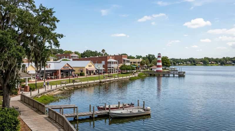 #5 - Mount Dora, Florida (Lake Dora) (Image Credits: Gemini)