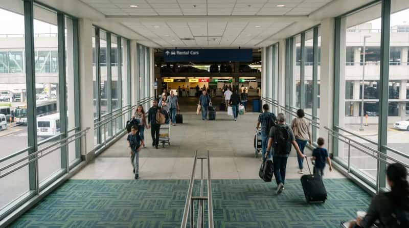 #17 - Portland (PDX): The Rental Desk Where the Shuttle Barely Exists (Image Credits: Gemini)