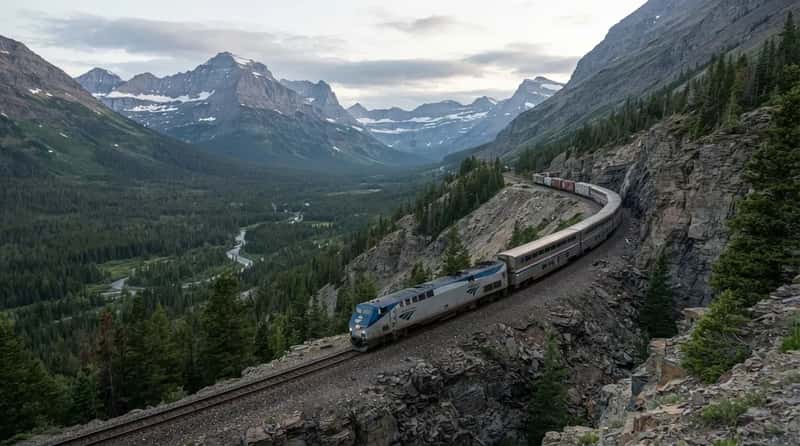 #16 - Amtrak Empire Builder: 46 Hours and Two Nights of Freight-Track Gambling (Image Credits: Gemini)
