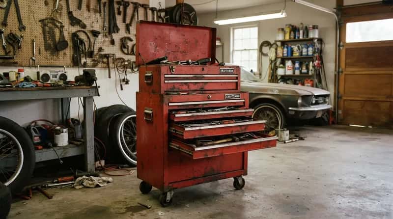 #23 - The Red Craftsman Rolling Toolbox (Image Credits: Gemini)