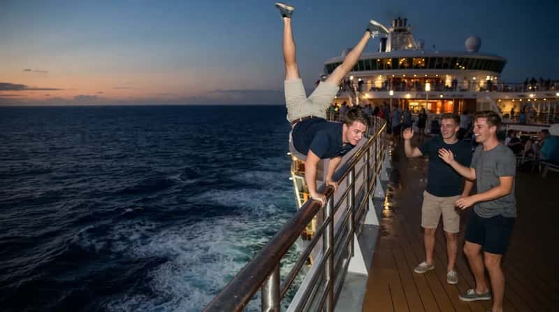 #4 - Daring Each Other Near the Railing (Image Credits: Gemini)