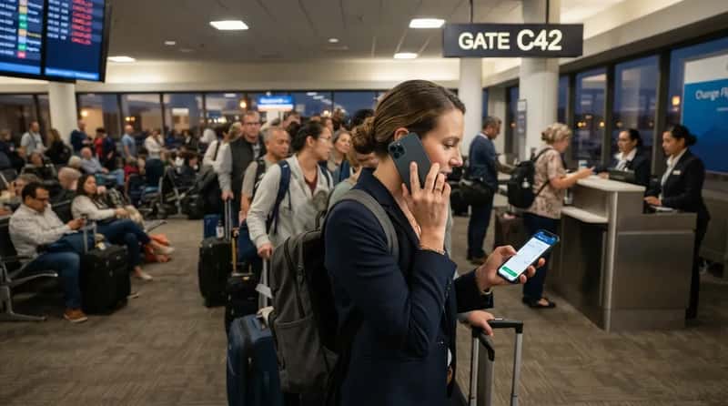 #5 - Rebooking Started in the Line, Not at the Counter (Image Credits: Gemini)