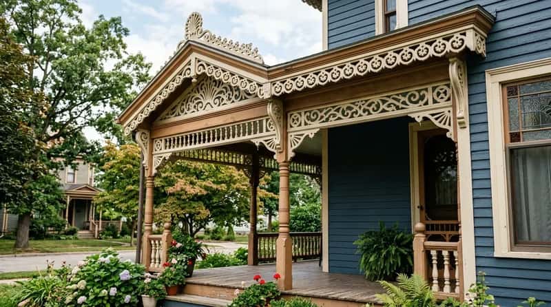#24 - Gingerbread Trim and Sawn Fretwork (Image Credits: Gemini)