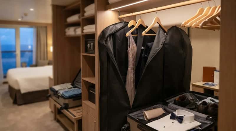 #5 - The Garment Bag Reveals Whether You're a Dress-Up Couple (Image Credits: Gemini)