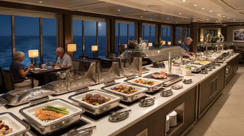 #15 - Azamara Windows Cafe: Elevated Food Without the Elbow Problem (Image Credits: Gemini)