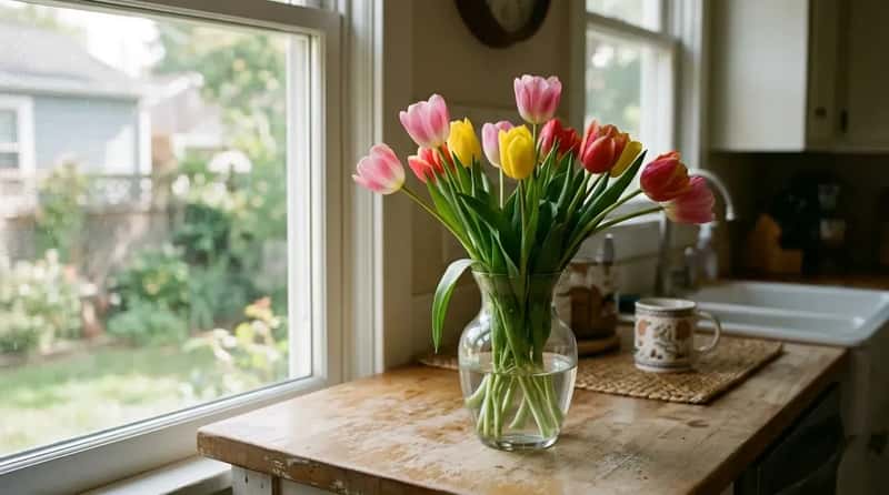 #20 - Fresh Flowers or a Single Living Plant (Image Credits: Gemini)