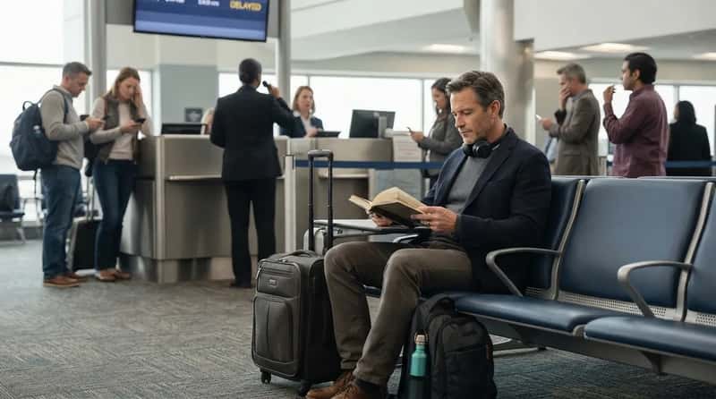 #3 - Complete Comfort With Delays and Gate Changes (Image Credits: Gemini)