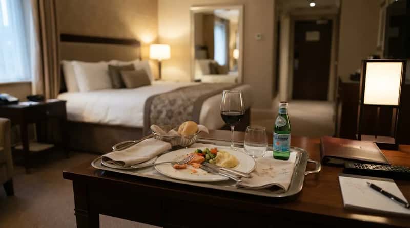#13 - Room Service Trays Tell a Story Before You Say a Word (Image Credits: Gemini)