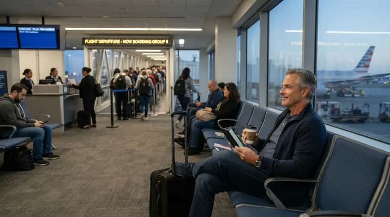 #3 - They Never Stress About the Three-Minute Difference Boarding Order Actually Makes (Image Credits: Gemini)