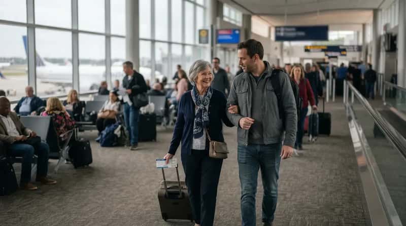 #8 - A Companion Can Get Through Security Without a Boarding Pass (Image Credits: Gemini)