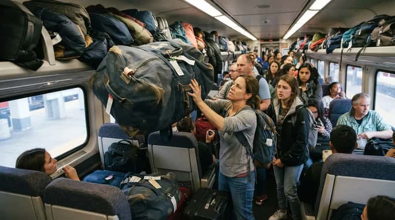 #22 - The Overpacked Duffel Bag That Won't Fit Anywhere (Image Credits: Gemini)