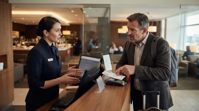#4 - The Confused Guest Who Insists Their Boarding Pass Should Just Work (Image Credits: Gemini)