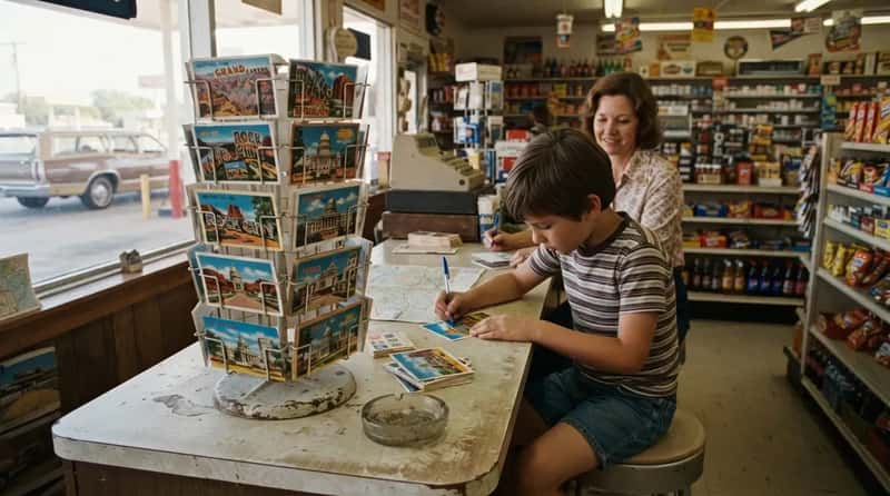 #8 - Postcards Mailed From Every Single Gas Station (Image Credits: Gemini)