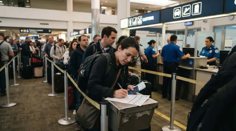 #25 - Waiting Until You're Standing in Line to Start the Form (Image Credits: Gemini)
