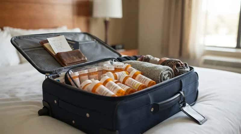 #10 - They Pack Two Weeks of Medication in Their Carry-On, Never Checked (Image Credits: Gemini)
