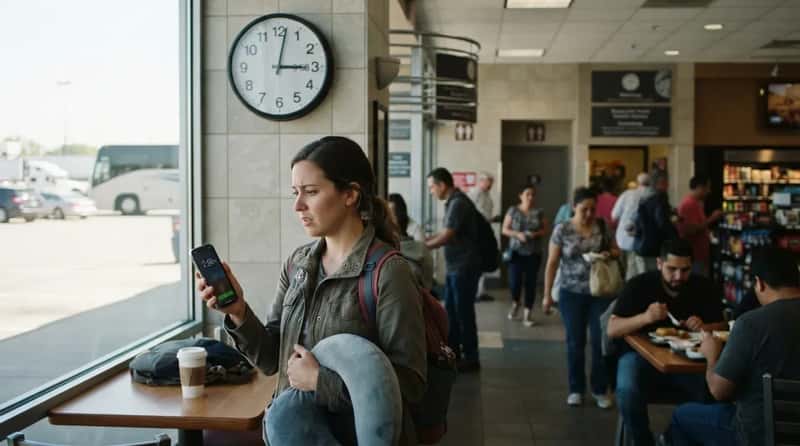 #15 - Trusting a Phone Clock That Quietly Changed Time Zones (Image Credits: Gemini)
