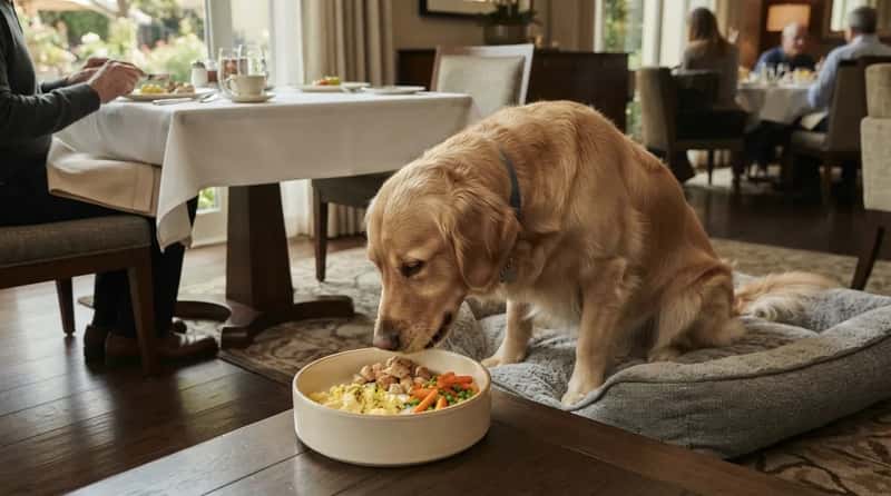 #13 - Doggie Breakfast Plates at Pet-Friendly Properties (Image Credits: Gemini)