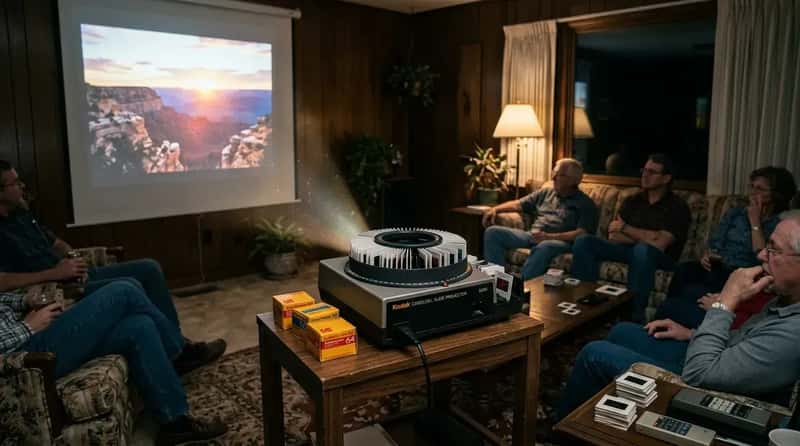 #16 - Carousel Slide Projector Shows of the Vacation (Image Credits: Gemini)
