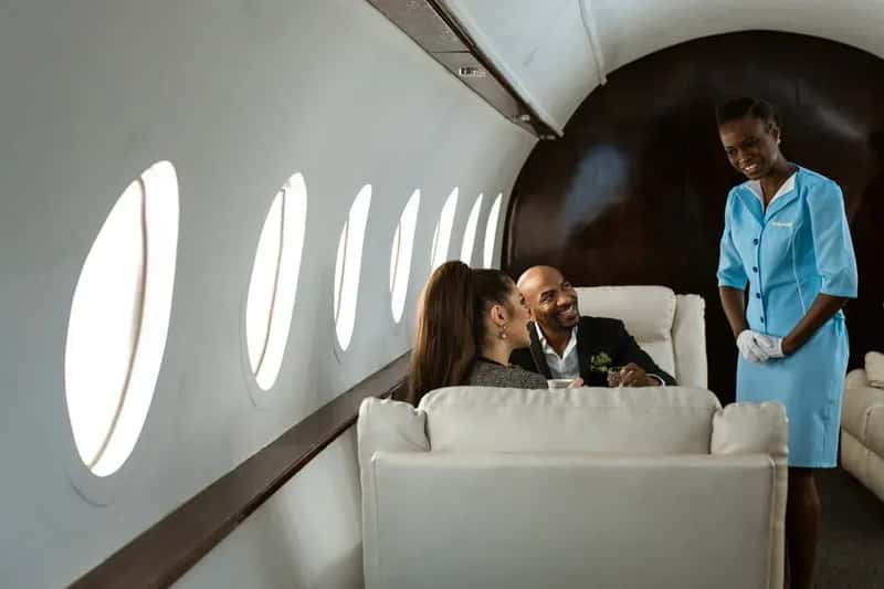 3. "There may be 50 ways to leave your lover, but there are only four ways out of this airplane." (Image Credits: Pexels)