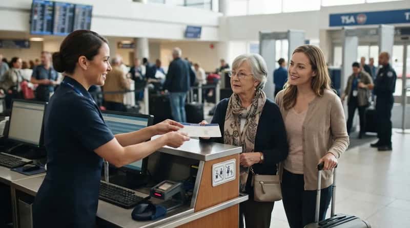 #5 - An Escort Pass So Family Can Walk a Passenger to the Gate (Image Credits: Gemini)