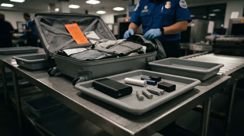 #1 - Packing Spare Lithium Batteries or Power Banks in a Checked Bag (Image Credits: Gemini)