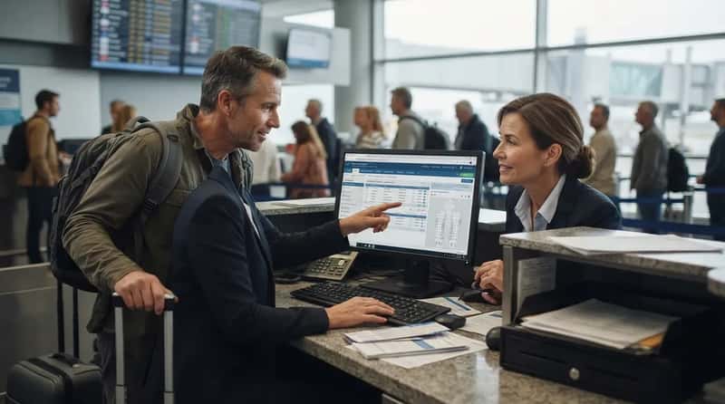 #15 - Rerouting You Onto a Flight the App Hasn't Shown Yet (Image Credits: Gemini)