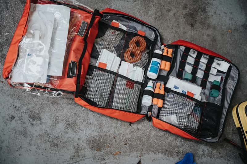 3. A compact first aid and medication pouch (Image Credits: Unsplash)