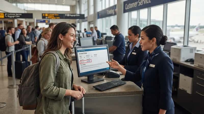 #3 - The Change Fee an Airline Owes You for Its Own Schedule Shift (Image Credits: Gemini)