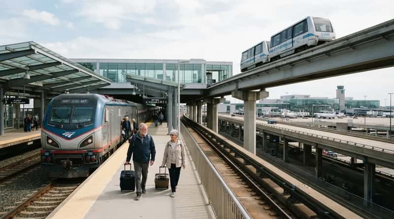 #12 - The Amtrak Stop That Sits Right Next to the Terminal (Image Credits: Gemini)