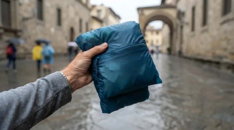 #4 - The Foldable Rain Layer That Weighs Less Than a Banana (Image Credits: Gemini)