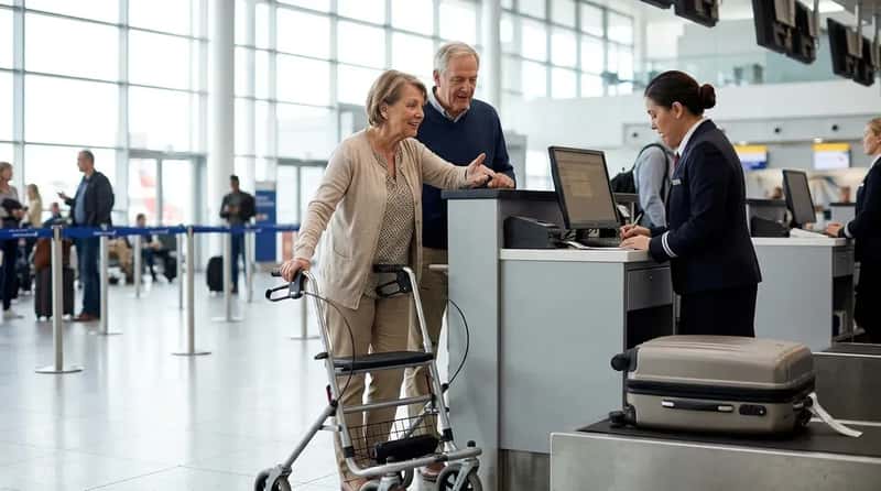 #5 - The Checked-Bag Waiver for Mobility Aids That Most Agents Don't Volunteer (Image Credits: Gemini)