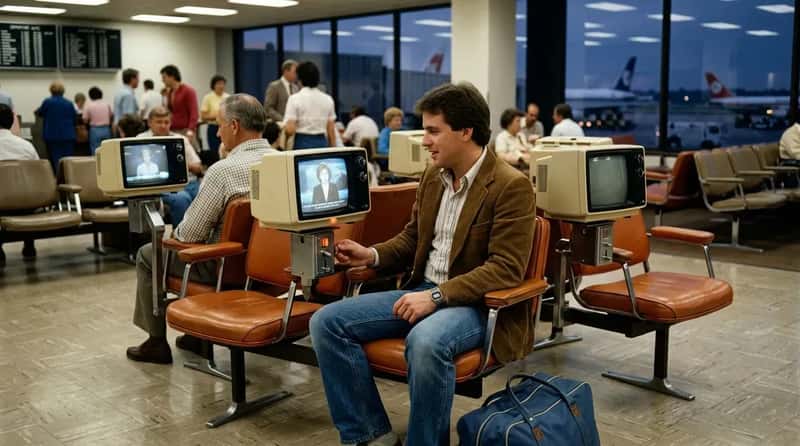 #15 - Coin-Operated TVs at the Gate (Image Credits: Gemini)