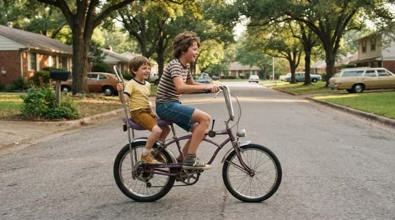 #12 - Banana-Seat Bikes, No Helmets, Riding for Miles Alone (Image Credits: Gemini)